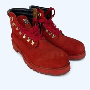 Tommy Hilfiger + Lewis Hamilton Red Suede Boots Men's Size 9